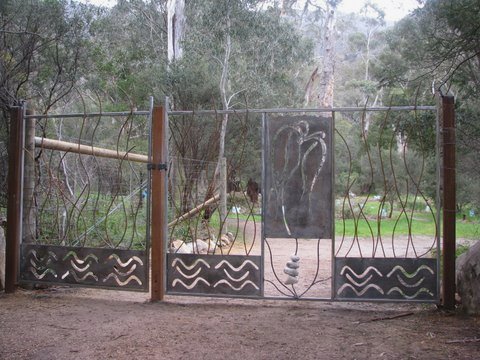 Ornamental gates designed and manufactured by Wayne Dickson