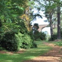 Malmsbury Botanic Gardens leading to the historic viaduct